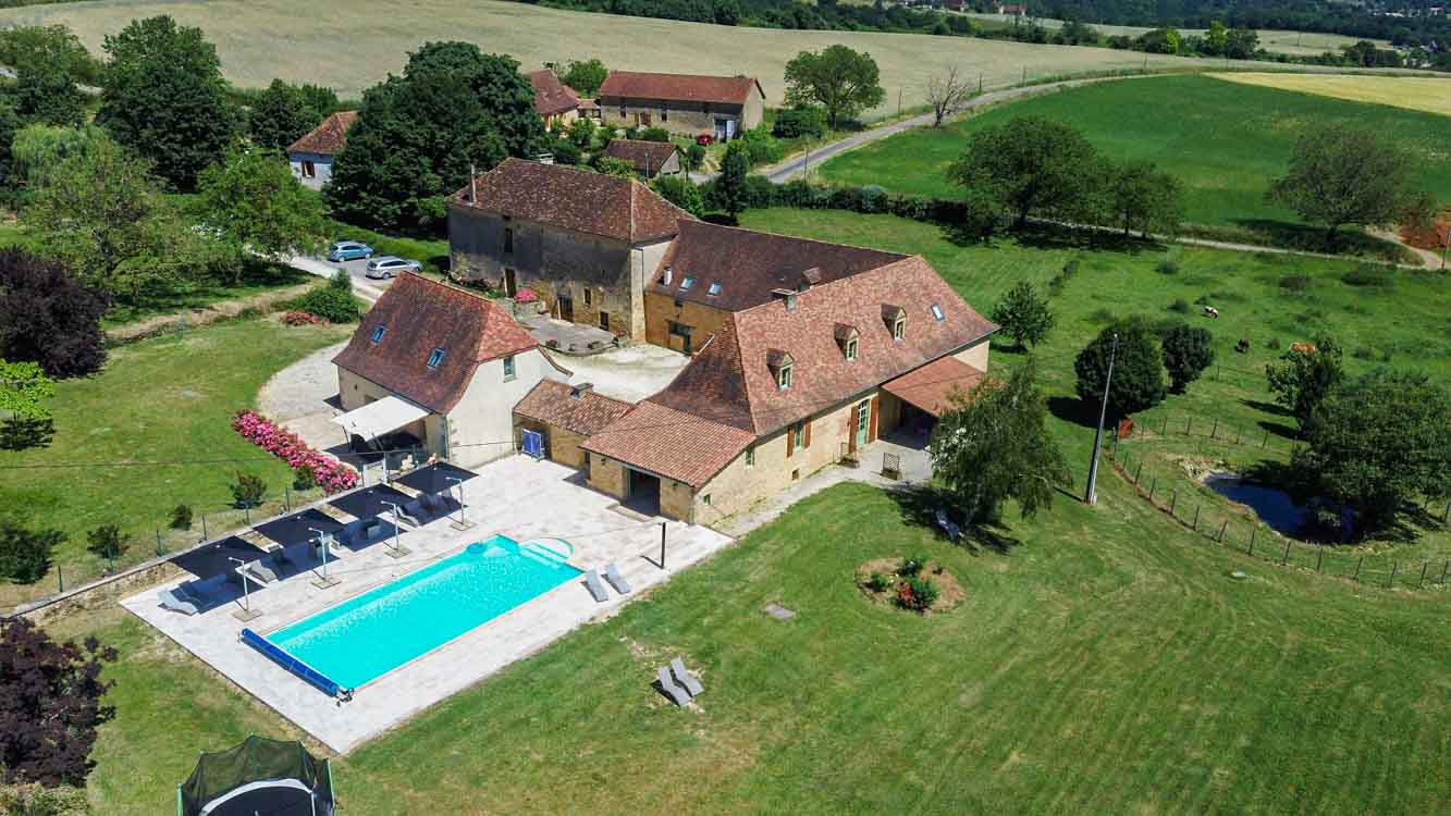 Grand Gite Groupe Dordogne 24 Domaine de la Gacherie **** 10 à 21 personnes