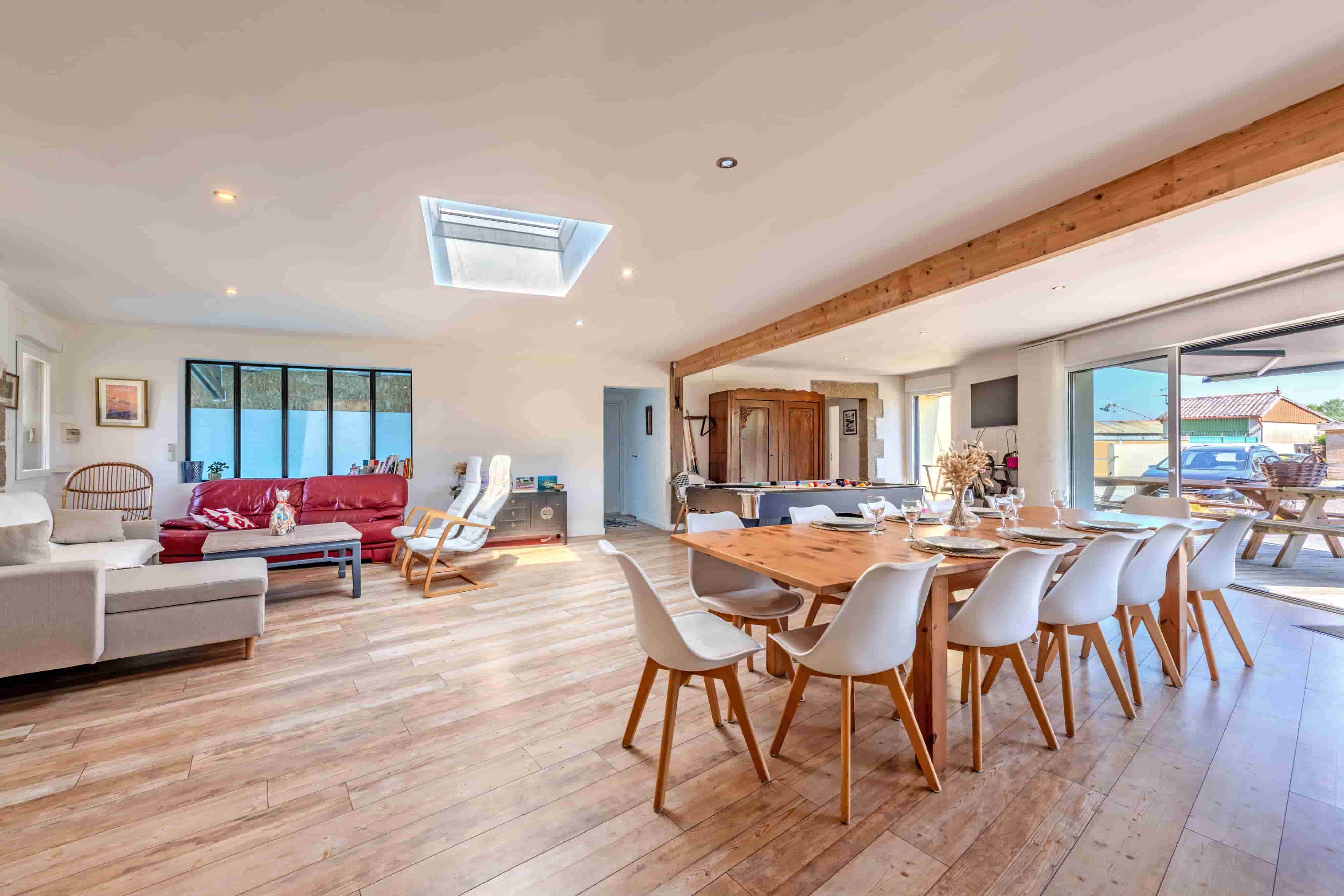 Grand Gite Groupe Finistère 29 Villa Léonie 5 ch, 5 sdb, piscine int, PMR