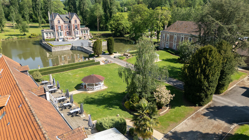 Grand Gite Groupe Oise 60 château et salle de réception