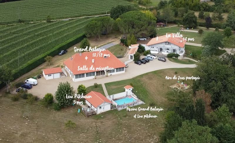 Grand Gite Groupe Landes 40 Gîtes et salle de réception 