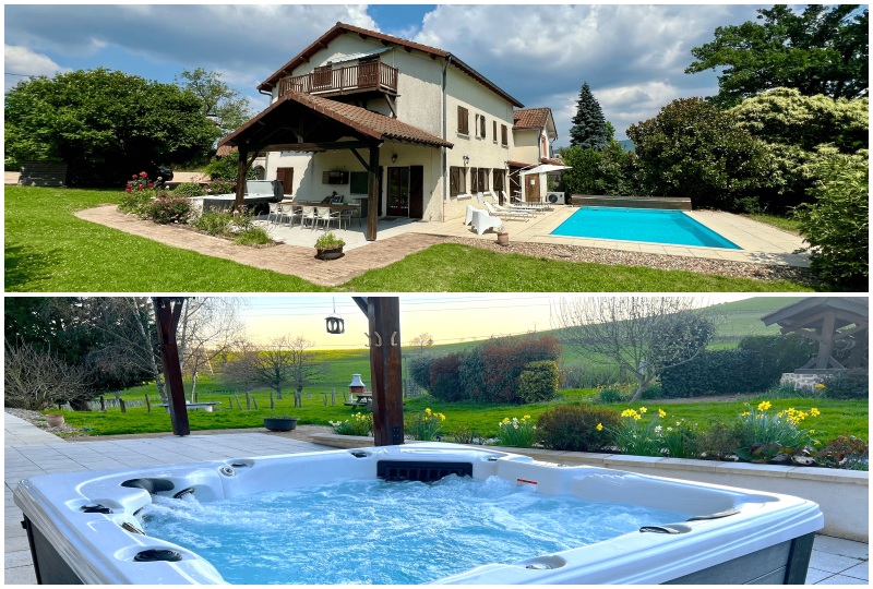 Grand Gite Groupe Rhône 69 Grand Gîte autour de Lyon 18p Gîte Beaujolais Bleu