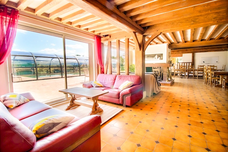 Grand Gite Groupe Calvados 14 Gîte 15 pers. piscine chauffée, tennis et parc