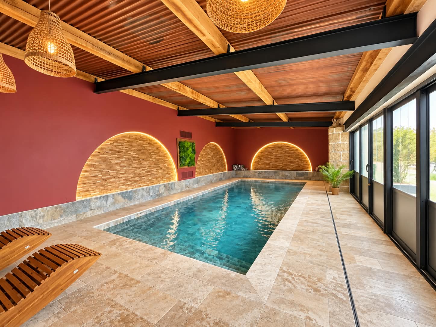 Grand Gite Groupe Loir-et-Cher 41 Gîte en Sologne avec piscine interieure